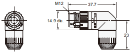 XS5[]-D Dimensions 19 