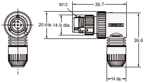 XS5[]-D Dimensions 20 
