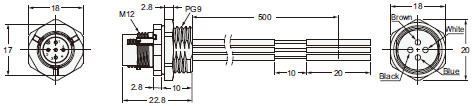 XS5[]-D Dimensions 47 