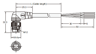 XS5[]-D Dimensions 13 