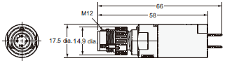 XS5[]-D Dimensions 16 