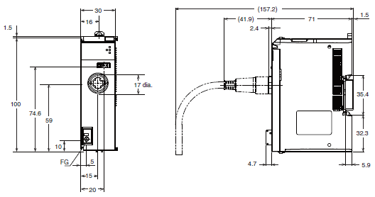 V680 Series Dimensions 29 