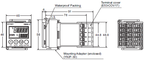 KM50-C Dimensions 2 