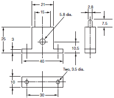 E5AN-HT, E5EN-HT Dimensions 12 