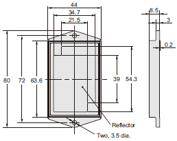 E3FA, E3RA, E3FB, E3RB Dimensions 15 