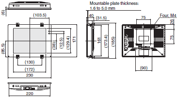 FH Series Dimensions 55 