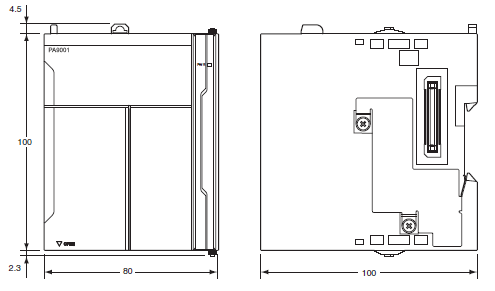 NX-PA / PD Dimensions 1 