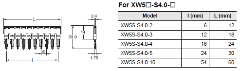 XW5T-S Dimensions 26 