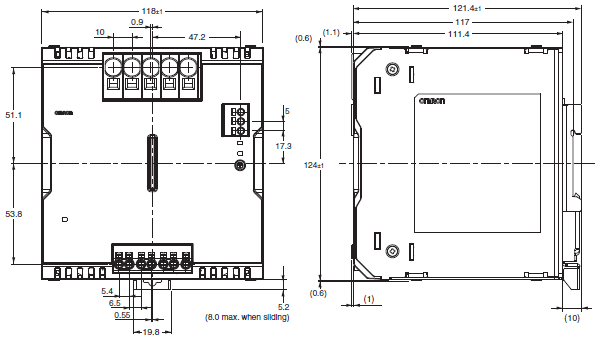 S8VK-WA Dimensions 3 