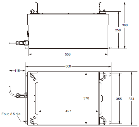 iPF Series Dimensions 3 