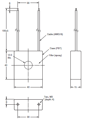 E5CD-H Dimensions 15 