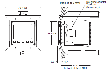 E5CD-H Dimensions 20 