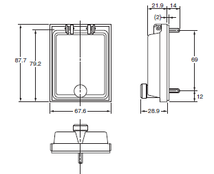 E5CD-H Dimensions 21 