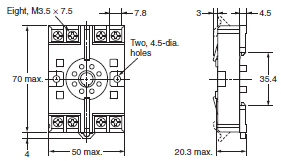 H7CC-A Dimensions 28 
